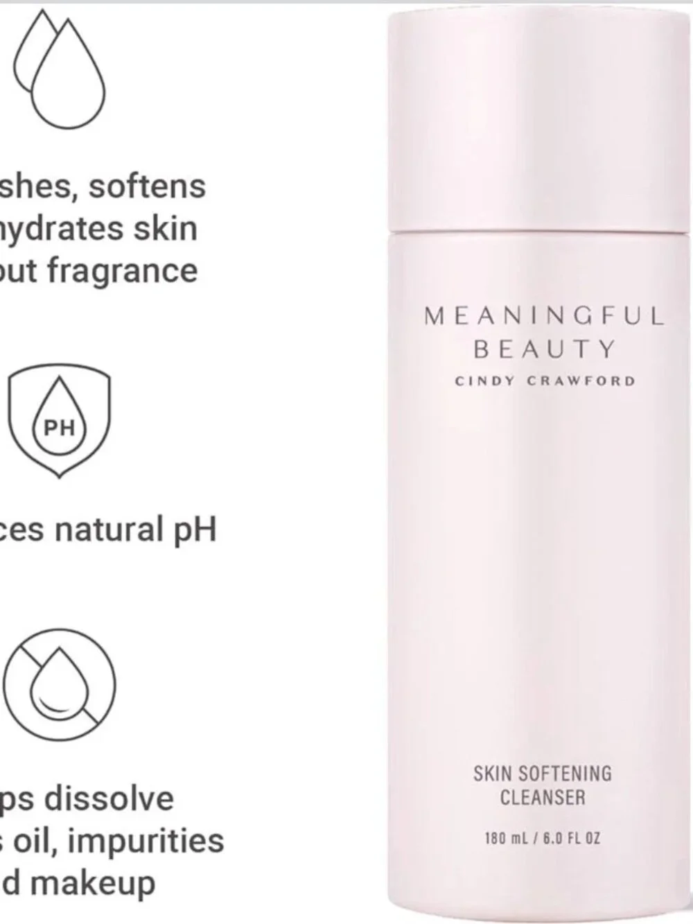 Skin Softening Gentle Cleanser By Meaningful Beauty 6.0 fl oz